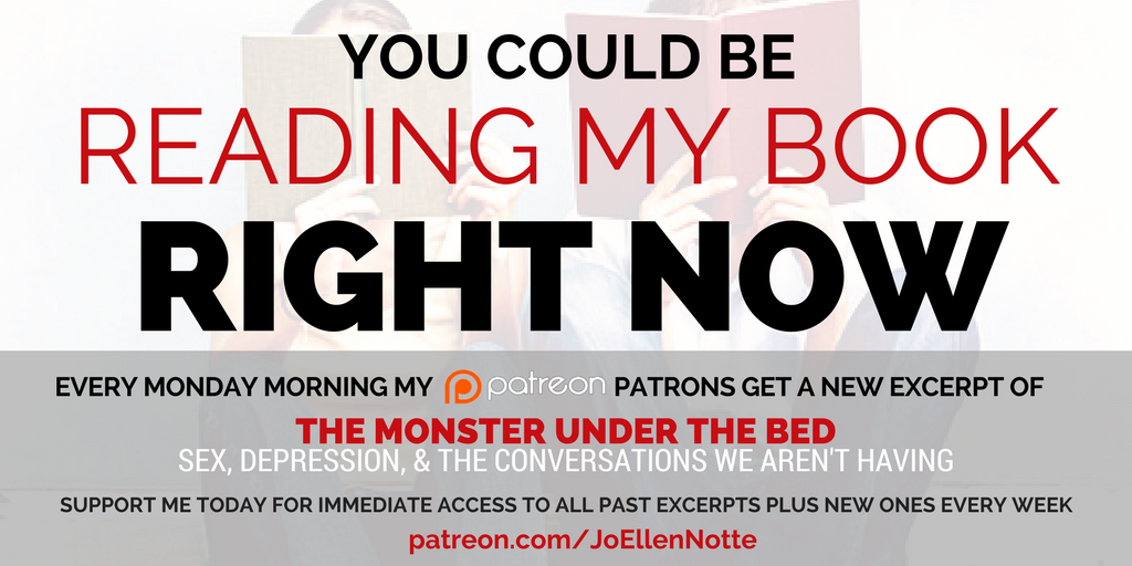 Every Monday Patreon patrons get a new excerpt of The Monster Under The Bed