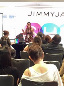 JoEllen teaching a class