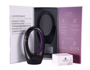 The Touch Lubricant Warming System and its packaging