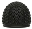 Black silicone cap covered in small nubs