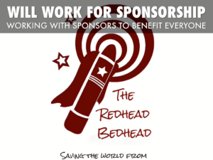 Will Work For Sponsorship class graphic